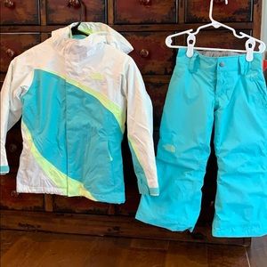 Girls North Face snow/ski Pants & Jacket